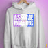 Assume Nothing Drag Pride Flag Hoodie - White